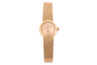 Omega Ladymatic 18mm 18k Gold Golden