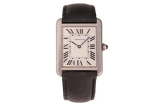 Cartier Tank Solo 3169 28mm Stainless steel White