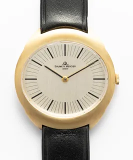 Baume & Mercier 34mm 14k Gold Silver