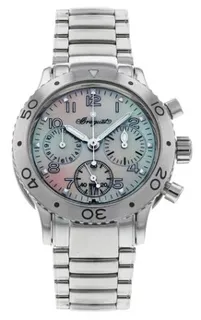 Breguet Type XX Transatlantique 4820ST/59/S76 Stainless steel White