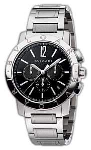 Bulgari Bvlgari Bvlgari 102045 BB41BSSDCH Stainless steel Black