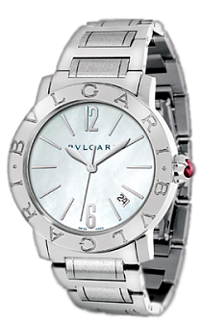 Bulgari Bvlgari Bvlgari 101976 BBL37WSSD Stainless steel White