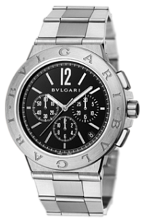 Bulgari Diagono 102330 DG41BSSDCH Stainless steel Black