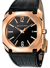 Bulgari Octo 101963 BGOP41BGLD Rose gold Black