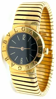 Bulgari Tubogas 26mm Yellow gold Black