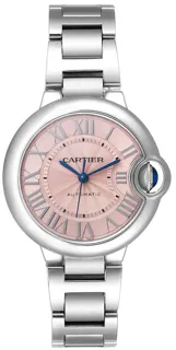 Cartier Ballon Bleu Stainless steel Pink