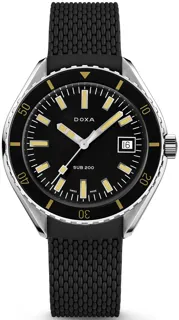 Doxa Sub 200 799.10.101.20 42mm Stainless steel Black