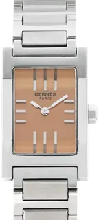 Hermès Tandem TA1.210 Stainless steel Pink