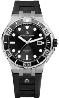 Maurice Lacroix AIKON AI6058-SS001-330-1 Stainless steel Black