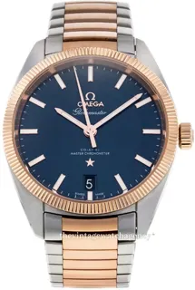 Omega Globemaster 130.20.39.21.03.001 39mm Brushed/polished steel Blue