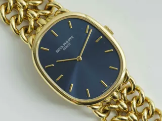 Patek Philippe Ellipse 3848/19 Yellow gold Blue