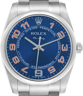 Rolex Air King 114200 Stainless steel Concentric blue