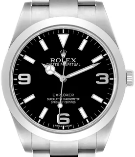 Rolex Explorer I 214270 Stainless steel Black