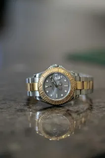 Rolex Yacht-Master 68623 Yellow gold and Stainless steel Silver