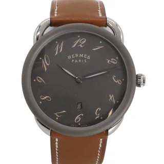 Hermès Arceau AR7Q.810a Titanium and Stainless steel Gray