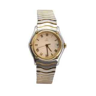 Ebel Classic 183908 28mm Stainless steel and Gold-plated Cream