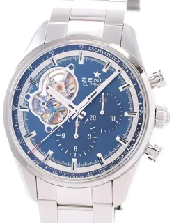 Zenith El Primero Chronomaster 03.20416.4061/51.M2040 Stainless steel Blue