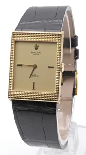 Rolex Cellini 4127 25mm 18k Gold Champagne