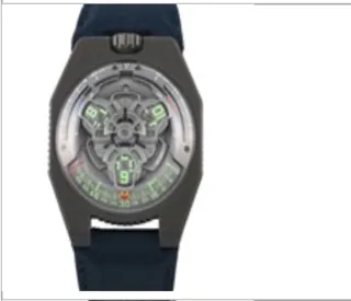 Urwerk UR-100 41mm DLC coated stainless steel Black