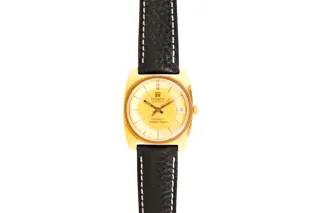 Tissot Visodate Seastar Seven 37mm 9ct Yellow gold Golden