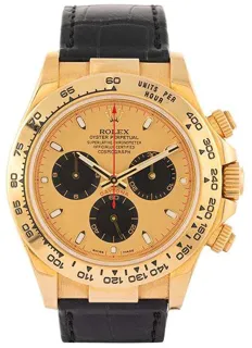 Rolex Daytona Cosmograph 116518 40mm 18kt yellow gold champagne$black