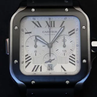 Cartier Santos WSSA0017 43.3mm Stainless steel Silver