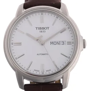 Tissot T065430A 39mm Stainless steel White