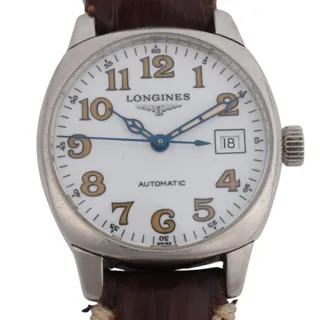 Longines Heritage L2.196.4.23.2 26mm Stainless steel White