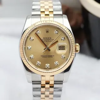 Rolex Datejust 36 116233 36mm Yellow gold and Stainless steel