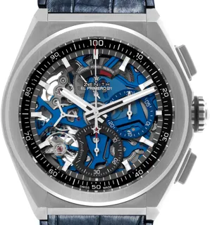 Zenith Defy El Primero 95.9002.9004 44mm Titanium blue