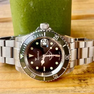 Squale Y1545 40mm Stainless steel Green