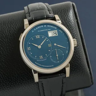 A. Lange & Söhne Lange 1 191.028 38.5mm White gold Blue