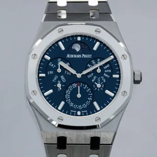 Audemars Piguet Royal Oak Perpetual Calendar 26586IP.OO.1240IP.01 41mm Titanium Blue