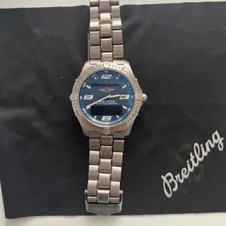 Breitling Aerospace E65362 40mm Titanium Blue