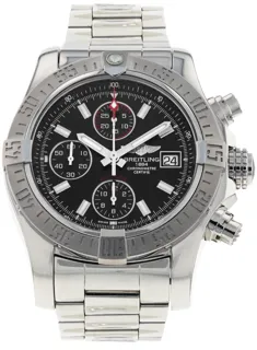 Breitling Avenger A13381 Stainless steel Black