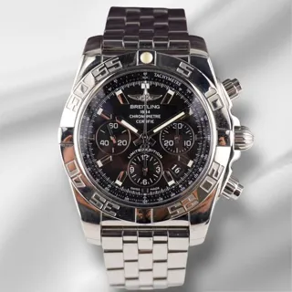 Breitling Chronomat AB0111 44mm Stainless steel Black