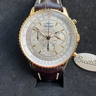 Breitling Montbrillant H30030.1. LIM. XXX/1000 38mm Yellow gold Silver