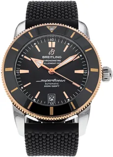 Breitling superoc UB2010 Rose gold and Stainless steel Black