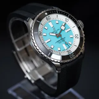 Breitling Superocean A17376211L2S1 44mm Stainless steel Turquoise