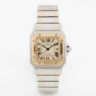 Cartier Santos Galbée W20058C4 29mm Stainless steel and gold