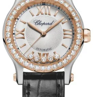 Chopard Happy Sport 278573-6015 30mm Yellow gold and Stainless steel Silver