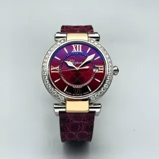 Chopard Imperiale 388532-6017 36mm Rose gold and Stainless steel Red