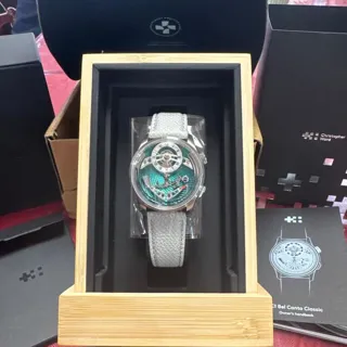 Christopher Ward C01-41APT3-T00V0 41mm Titanium Green