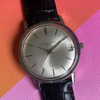 Eterna Matic 3000 (1963) 34.5mm Stainless steel Silver