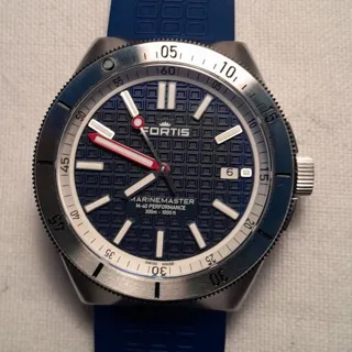 Fortis Marinemaster F8120006 40mm Stainless steel Blue