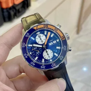 IWC Aquatimer Chronograph IW376704 44mm Stainless steel Blue