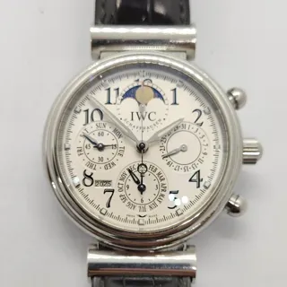 IWC Da Vinci Perpetual Calendar IW375803 (DA  ) 41.5mm Stainless steel White