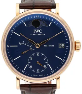 IWC Portofino IW516407 Rose gold Blue