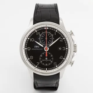 IWC Portugieser IW390210 Stainless steel Black