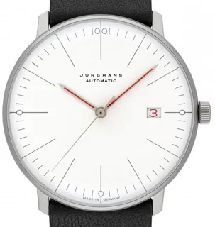 Junghans max bill 27/4009.02 38mm Stainless steel White